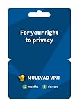 Mullvad VPN | VPN 12 Monate für 5 Geräte | Mehr Datenschutz mit einer intuitiven...