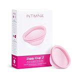 INTIMINA Ziggy Cup 2 - Extradünne, Wiederverwendbare Menstruationsscheibe mit Flacher...