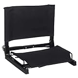 REDCAMP Stadionsitz für Tribünen mit Rückenlehne & Tasche, EXTRA Dicke Polsterung,...