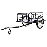 Bike Cargo Trailer - Faltbarer Fahrradanhänger für Gepäck - Maximale Tragkraft 60kg -...