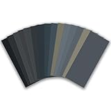 zoerbufan 15 Stück Profi Schleifpapier Set 23x9 cm, Körnung 80 120 150 180 240 320 400...