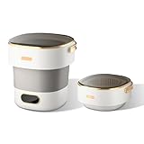 13L Mini Waschmaschine, 2.5Kg Faltbare Camping Waschmaschine Mit Schleuder,...