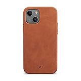 WIIUKA Hülle für iPhone 13 Mini, Deutsches Leder, Lederhülle extra Dünn,...