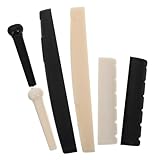 HANABASS Gitarren Zubehör Set Stegstifte Stegstift Abzieher Gitarren Stegsattel Set...