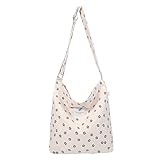 Jiliyote Cord Umhängetasche Damen Groß - Schultertasche Mit Reißverschluss,...