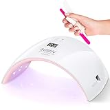 Nageltrockner LED UV SUNUV, Lampe für Gelnägel, UV LED Nagellampe 30s/60s Timer,...