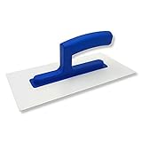 DEWEPRO® Glättkelle, Traufel, Mörtelbrett, Reibebrett aus Kunststoff - 270x130mm (PS)...