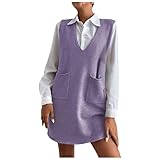 Generisch Pullover Damen Herbst Winter Damen Pullover Langarm Rundhals Strickpullover...