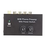 Phono Plattenspieler Vorverstärker, elektronischer Mini Audio Stereo Vorverstärker mit...
