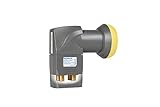 HUMAX Digital Quad-LNB 143s Gold, Satelliten universal LNB, LTE-Filter, 4...