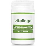 Weizenkeimöl 120 Kapseln - kaltgepresst, hochdosiert - enthält von Natur aus Spermidin,...