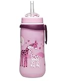 nip - Strohhalmbecher Straw Cup | Leichte, auslaufsichere Kindertrinkflasche mit...