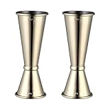 Cpolebev 2 STK. Jigger für das Von Getränken 1oz 2oz Aus Edelstahl im Japanischen Stil...