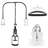 AMZII 3-IN-1 Muschipumpe Vakuumpumpe mit 2 Nippel Sauger Sexspielzeug & Klitoris Sauger...