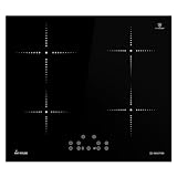 KKT KOLBE Induktionskochfeld 60 cm Autark | Rahmenlos | Kochplatte 4 Zonen | 9...