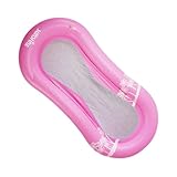ANDRESLAD Schwimmender Aufblasbarer Liegestuhl Für Erwachsene Rosa Pool Schwimmring Ideal...