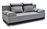 Bonni Schlafsofa Orlean, Sofa mit Bettkasten und Schlaffunktionn, Klappsofa,...