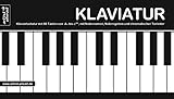 Klaviatur: Ausklappbare Klaviertastatur mit 88 Tasten von A'' bis c''''', mit Notennamen,...
