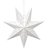 Papiersterne Weihnachts Deko, Faltstern Weihnachten, 7 zackig Papier Stern Dekoration,...
