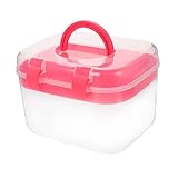 MAGICLULU Doppellagige Medikamentenbox mit Großem Fassungsvermögen Vielseitiger...