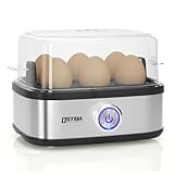 OSTBA Eierkocher Edelstahl, 400W Kompakter Eierkocher Multifunktional, 6 Eier leicht zu...