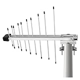 EMOS DVB-T2 Außenantenne mit Verstärker, aktive Aussen-Antenne für max. Signalstärke,...