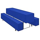 Teruntrue 3er-Sets Biertischhussen Bierbank-Auflage,Blau Biertisch und Bankgarnitur Husse...
