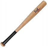 Fox Outdoor Baseballschläger, Holz, 18', Natur, American Baseball