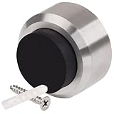 PLURI - Premium Türstopper Wand - Edelstahl Wandtürstopper mit Gummi-Puffer, inkl....