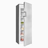 Exquisit Gefrierschrank GS271-NF-H-010D inoxlook | Nutzinhalt: 194 L | Alarm | NoFrost |...