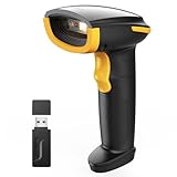 Inateck Barcode Scanner Bluetooth, 1D 2D QR Code Scanner Wireless, 1 Aufladung 3 Monate,...