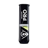 Dunlop Tennisball Pro Coach - für Coaching und Trainingseinheiten (1x4er Dose)