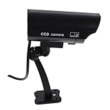 OSALADI Fake Camera Imitation High Simulation CCTV-Kamera Außenmonitor wasserdichte Ohne...
