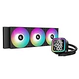 DeepCool CPU Wasserkühlung LD360, 360mm 5th Gen Pumpe 3400 RPM AIO, Echtzeit...