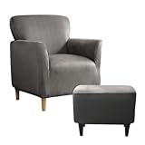 Samtelastische Einzeltasche für Sofa, Ottomane, Chesterfield Tasche, kleiner...
