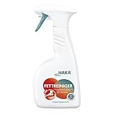 HAKA Fettreiniger Spray, löst Fett und Eingebranntes, Fettlöser für Küche, Grill,...