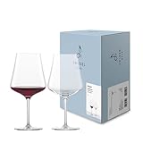 Zwiesel Glas Burgunder Rotweinglas Bouquet (2er-Set), stilvolle Burgundergläser...