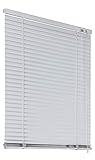 Deco4Me Alu Jalousie Aluminiumjalousie 70x220cm weiß Rollo Schalusie Jalousette...