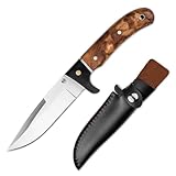 BÖKER MAGNUM® Elk Hunter scharfes Fahrtenmesser - feststehendes Messer mit Parierelement...