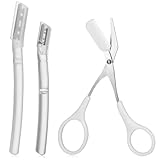 ERINGOGO Augenbrauen Styling Satz Transparent mit 3 Teilen Präziser Augenbrauentrimmer...