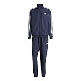 adidas SPORTSWEAR BASIC 3S WOVEN TRACKSUIT, Herren Trainingsanzug, legend ink,