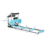 hillvert HI-PSM-2000G Benzin-Blockbandsäge 4 x 0,9 m Aufstellmaß 11000 W / 15 PS...