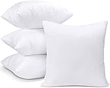 Utopia Bedding 4er Set Kissenfüllung 45 x 45 cm, Innenkissen Füllkissen...
