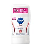 NIVEA Dry Comfort Deo Stick (50 ml), Anti-Transpirant für ein trockenes Hautgefühl,...
