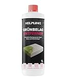Helpling® Grünbelagentferner 1000 ml – Kraftvoll gegen Grünbelag & Moos – Für...
