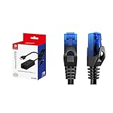 HORI Switch LAN Adapter [Nintendo Switch] & KabelDirekt – 5m –...