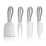 Gsrhzd Käsemesser Set, 4 Stück Buttermesser, Edelstahl Käsebesteck,...