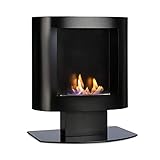 OneConcept Phantasma Tower Ethanol Kamin - Indoor-Kamin Ethanol, geruchsneutral, verbrennt...