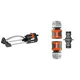Gardena Viereckregner Aqua S: Rasensprenger zur Bewässerung von Flächen &...