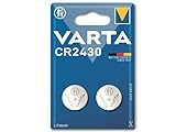VARTA Batterien Knopfzelle CR2430, 2 Stück, Power on Demand, Lithium Coin, 3V,...
